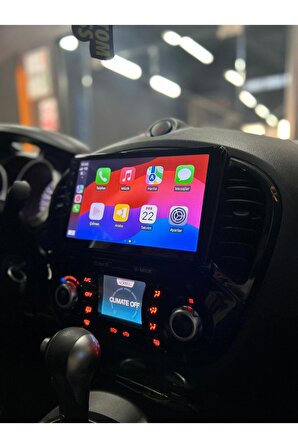Nissan Juke Çerçeveli Android 12 Multimedya Carplay 4GB RAM+64GB HDD Navigasyon Ekran