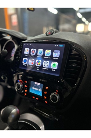 Nissan Juke Çerçeveli Android 12 Multimedya Carplay 4GB RAM+64GB HDD Navigasyon Ekran