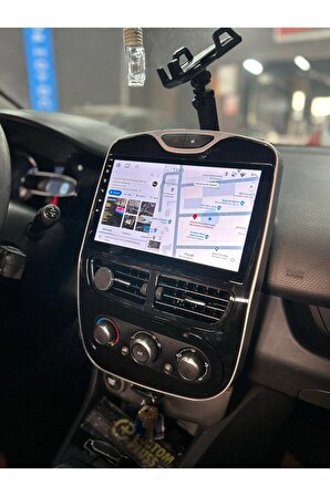 Renault Clio 4 Çerçeveli Android 12 Multimedya Carplay 2GB RAM+32GB HDD Navigasyon Ekran