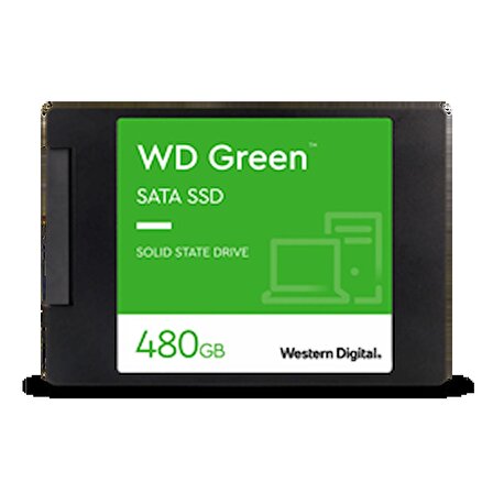 WD GREEN 480 GB 2.5" SATA3 SSD 545MB/S (WDS480G3G0A)