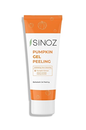 Sinoz Pumpkin Jel - Balkabağı Özlü, Ölü Derilerden Arındıran, Yenileyici Yüz Peelingi 100 Ml