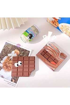 Çok Tatlı Çikolata Kokulu Harika Kare Çikolata Not Defteri Hediyelik Chocolate Notebook