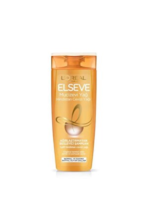 L'Oréal Paris Elseve Mucizevi Yağ Tüm Saçlar İçin Canlandırıcı Hindistan Cevizli Şampuan 360 ml X 4 Adet