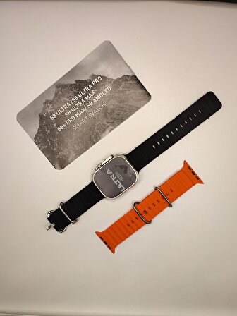 Ecocenter S8 Ultra Max Gümüş Akıllı Saat