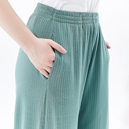 defy's Kadın Oversize Bol Paçalı Pantolon Mint