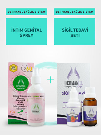 Dermanel İntim Genital Sprey+Dermanel Siğil Tedavi Seti