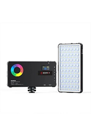 Deyatech RGB Led Işık 4000mAh Taşınabilir 8500k Fotoğraf & Video Çekim Youtube Tiktok Ambiyans Işığı deya-rgbledkare
