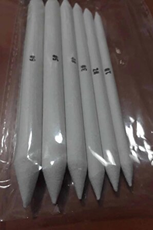 Pastel Dağıtıcı Kaynaştırma Kalemi Kağıt Kalem 6'lı Set