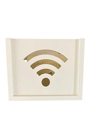 Wifi-modem Kutusu Saklama Duvar Düzenleyici Mdf Uzunluk (22CM) Genişlik (28CM) Derinlik (12CM) WİFİ