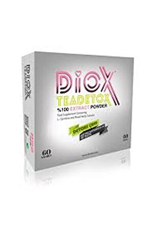 Diox Tea 60’lı Detoks Çayı 1 Aylık Orijinal Paket
