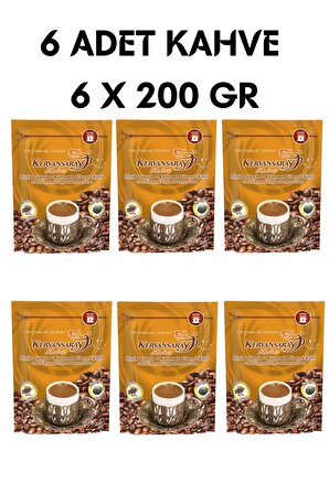 Kervansaray Kahve 7 Karışımlı Menengiçli & Kakuleli Yöresel Kahve 200gr 6 X 200 gr