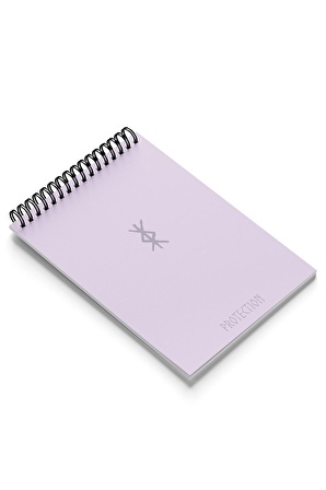 Bind Runes Protection Karton Kapak Spiralli Çizgisiz Not Defter Seti Cep Notebook Sketchbook