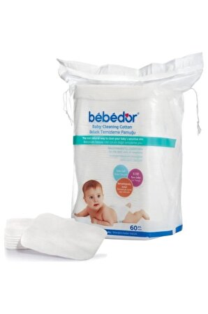 Bebek Temizleme Pamuğu 60 Lı 12 Paket 720 Kullanım