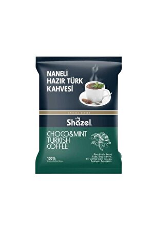 Shazel Hazır Naneli Öğütülmüş Türk Kahvesi 12x100 gr 