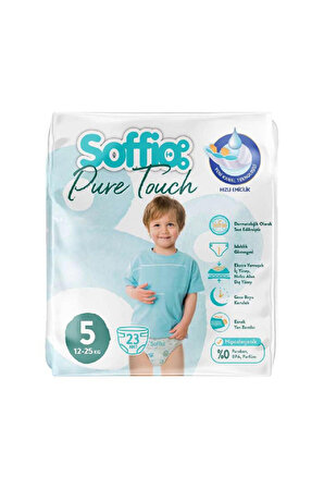 Pure Touch Bebek Bezi Islaklık Göstergeli No:5 Junior 23 Adet