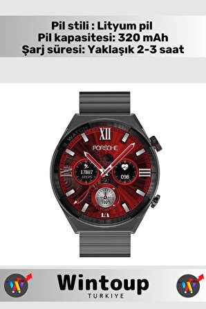 Dt3 Mate Akıllı Saat Gt3 Benzeri Suya Ve Toza Dayanıklı Yuvarlak Smart Watch