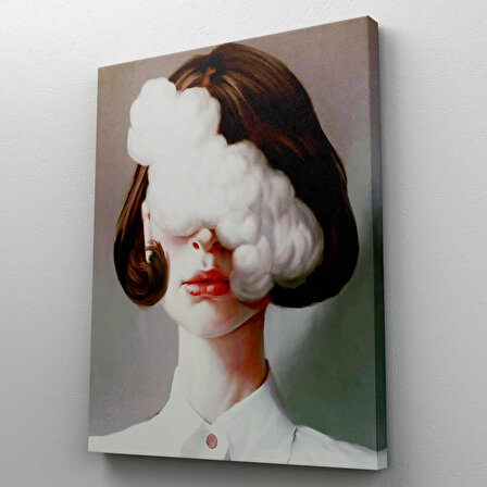 Modern Gerçeküstü Kadın Sanatı Kanvas Tablo, Pop Art KanvasTablo Sanatı