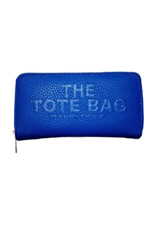 Kadın Saks Mavisi The Tote Bag David Polo Cüzdan