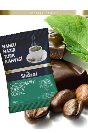 Shazel Hazır Naneli Öğütülmüş Türk Kahvesi 12x100 gr 