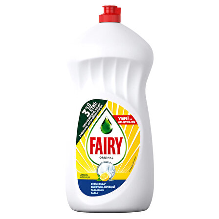 Fairy Limonlu Sıvı Elde Yıkama Deterjanı 1500 ml 