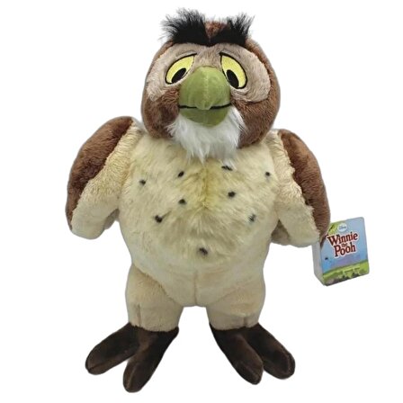 ThreeMB Toys Disney Orijinal Lisanslı Winnie The Pooh Peluş Owl