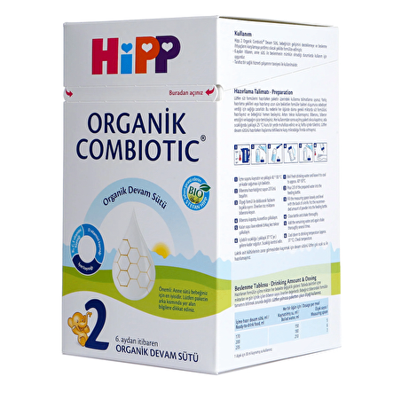 Hipp Organik Combiotic 2 Prebiyotik Devam Sütü 800 gr