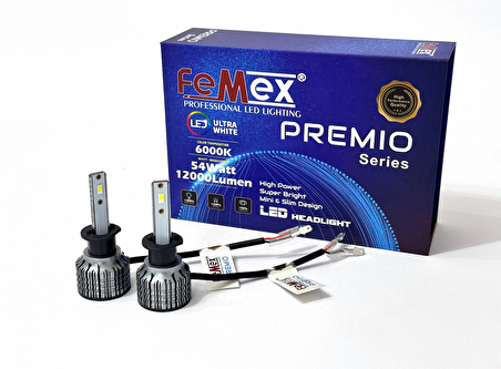 FEMEX Bi-Xenon Far İçi Hella Mercek 3,0 Inc Far Merceği H7 Led Xenon Uyumlu