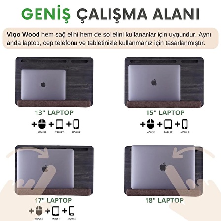 LS021 - Minderli Sehpası 13", 15.6" ve 17.3"