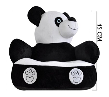 Panda Tasarımlı Büyük Boy Minder 45 Cm