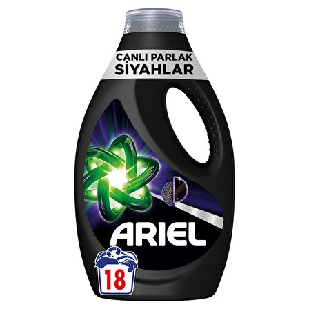 Ariel Canlı Parlak Siyahlar Sıvı Çamaşır Deterjanını 18 Yıkama 