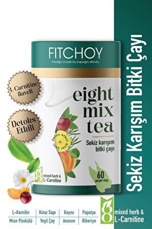 Fitchoy 8 Mix Detox Etkili Sekiz Karışım Bitki Çayı 60 Adet 90gr
