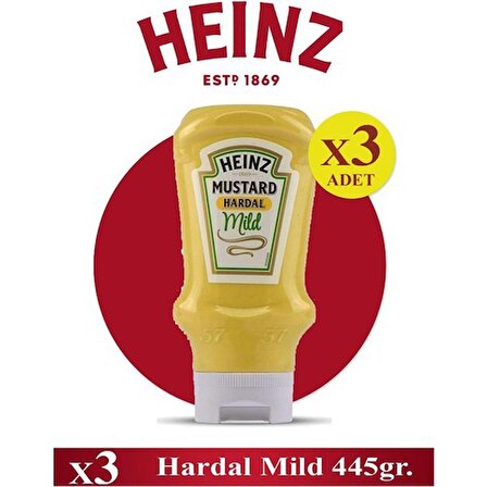 Heinz Hardal Mild 445 gr x 3 Ad - Heinz