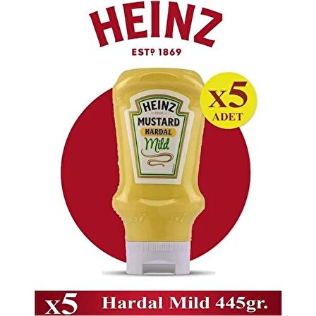 Heinz Hardal Mild 445 gr x 5 Ad - Heinz