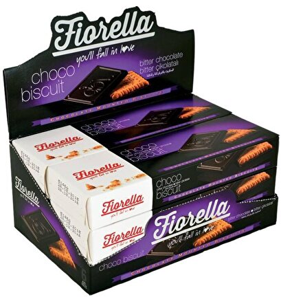 Fiorella Chocobiscuit Bitter Çikolatalı Bisküvi 102GrX6