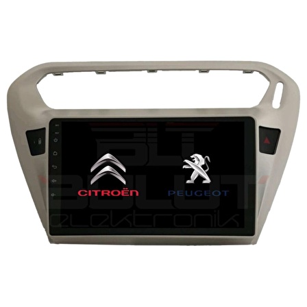 Citroen C-Elysee Peugeot 301 Android Multimedya Sistemi (2012-2020) 2 GB Ram 16 GB Hafıza 4 Çekirdek İphone CarPlay Android Auto Navibox