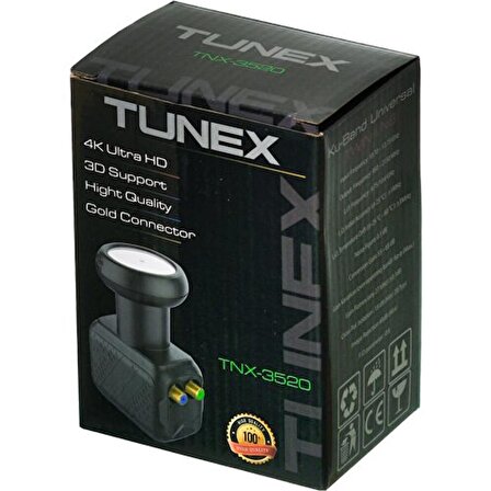 Tunex 4K Ultra Hd Ku-Band Üniversal Çiftli Lnb TNX-3520
