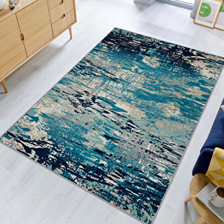 Dijital Baskı Yıkanabilir Kaymaz Taban Salon Halısı Ve Yolluk RVG1799
