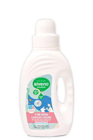 Siveno %100 Doğal Bebek Çamaşır Sabunu Kendinden Yumuşatıcılı Bitkisel Deterjan Konsantre Vegan 1500 ml