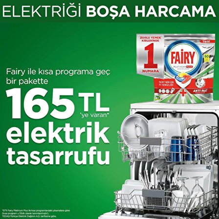 Fairy Platinum Plus Bulaşık Makinesi Tableti 60'lı