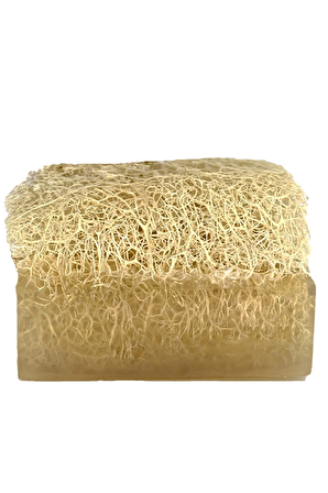 Premium %100 El Yapımı Doğal Kabak Lifli Ballı Pirinç Özlü Sabun