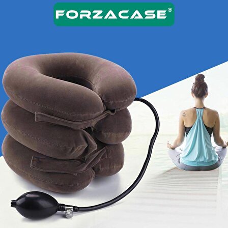 Forzacase 3 Katlı Ortopedik Şişme Boyunluk Yastık - FC018