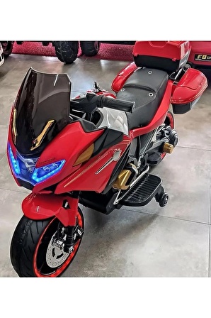 Bmw R1250 Rt! 12v, 9-10 Yaşa Kadar Kullanım, Çift Motor, Bluetooth Muzikli, Led Tekerli Akülü Motor!