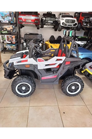 Maverick UTV Jeep! 12V, 4X4, Çift Kişilik, Kauçuk Lastik, Cep Tel Kontrollu, Kumandalı