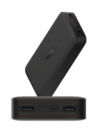 Redmi 30000 Mah Taşınabilir Şarj Cihazı - USB-C - 18 W 2 Çıkışlı Powerbank Beyaz & Siyah