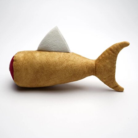 Matatabi - Fish (24x11cm) Bol Sesli, Bol Kokulu Kedi Oyuncağı (Golden)