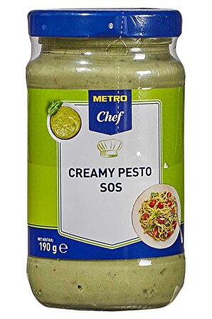 Creamy Pesto Sos 190G 2 PAKET Şef Mutfak Yemek Lezzet Baharat Tat