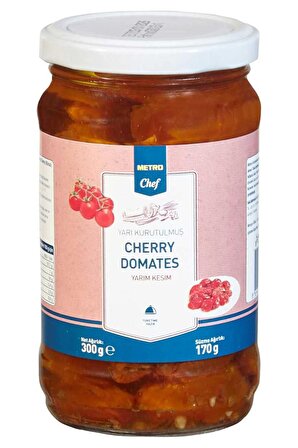 Yarı Kuru Cherry Domates Yarım Kesim 300G Sos Bal Kabağı Yemek Tatlı Şef Mutfak