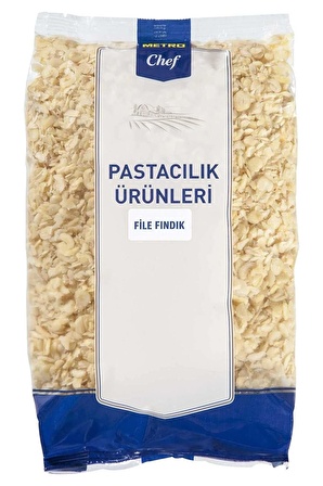 File Fındık 1KG Pastacılık Pasta Tatlı Şef Mutfak