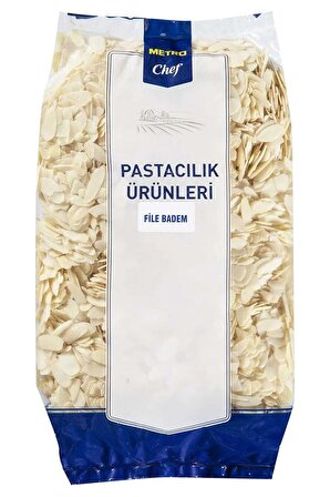 File Badem 250 gr Pastacılık Pasta Tatlı Şef Mutfak