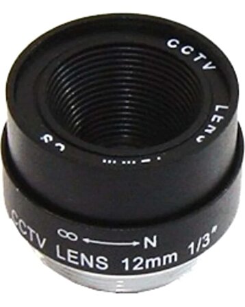 3MK fl12 12mm Sabit Iris Cctv Lens 3MK  FL12